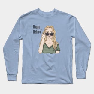 Happy Hetero "Blonde Radiance" Long Sleeve T-Shirt